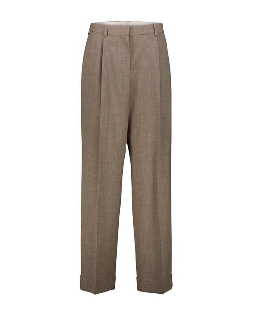 The Row Natural Straight-leg Tailored Trousers