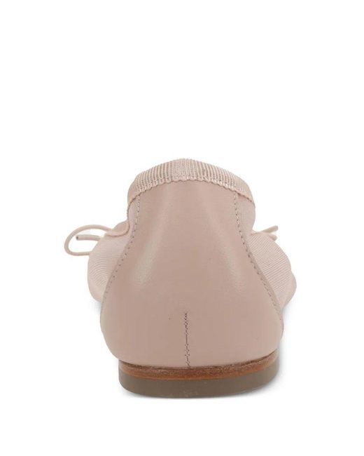 Simone Rocha Pink Embellished Bow Detailed Flat Shoes