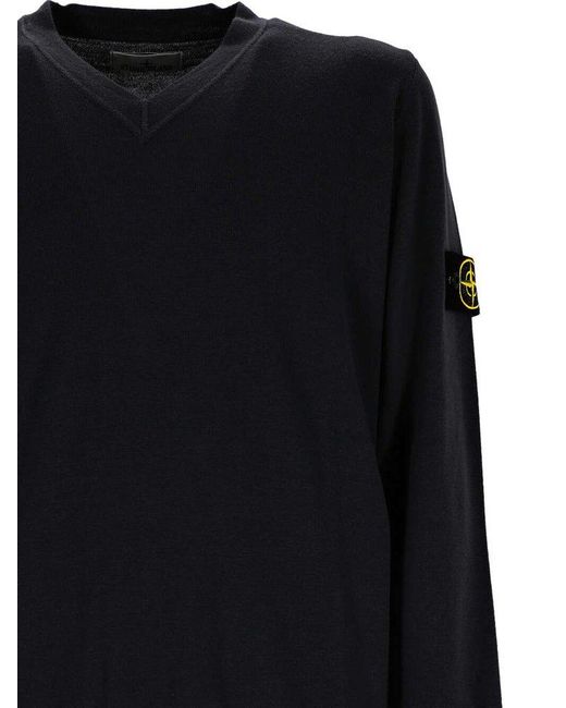 Stone Island Sweaters in Black for Men Lyst UK