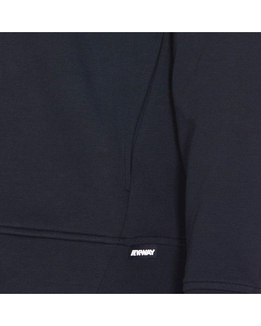 K-Way Blue Hayce Interlock Jacket for men