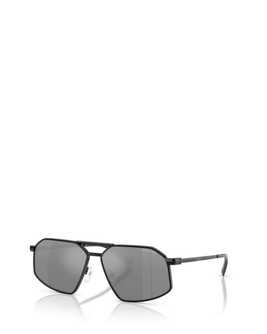 Michael Kors Gray Mar Vista Aviator Frame Sunglasses for men