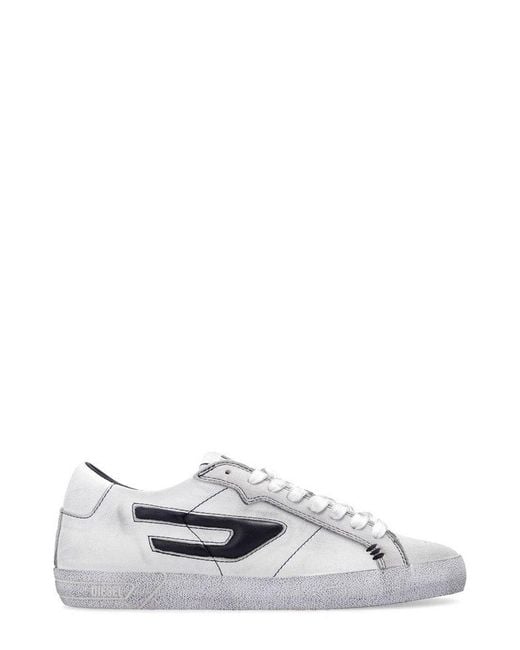 DIESEL White S-leroji Low W Lace-up Sneakers