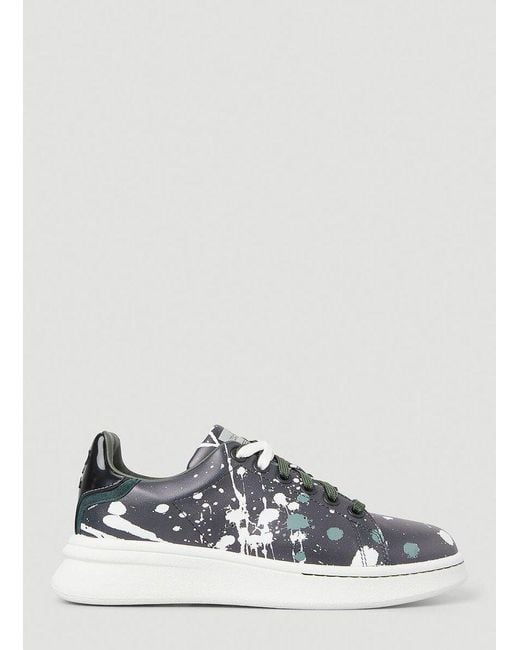 Marc Jacobs Leather Paint Splatter Laceup Tennis Sneakers Lyst Canada