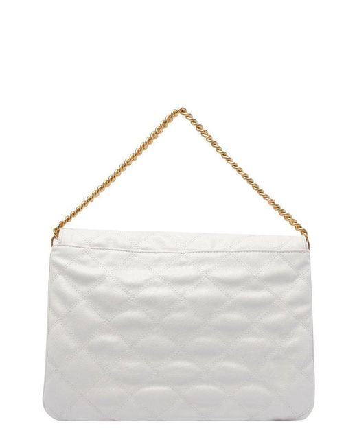 Liu Jo White Magnetic Fastened Large Sirin Tote Bag
