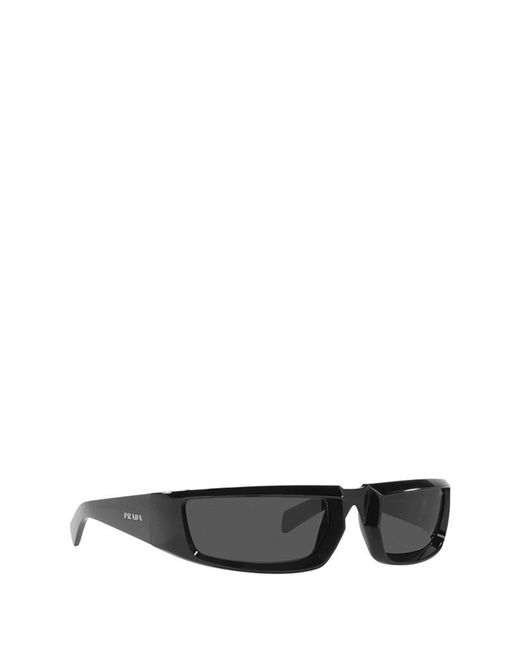 Prada Metallic Pr 29ys Rectangular-frame Nylon Sunglasses