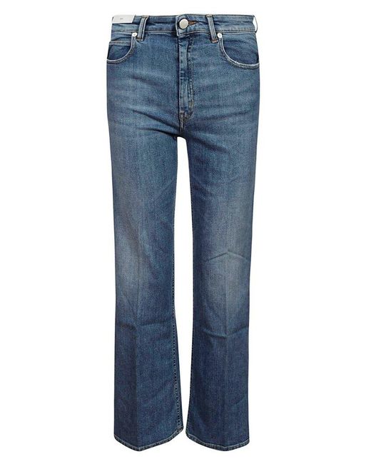 PT Torino Pt05 High-waisted Cropped Jeans in Blue | Lyst Canada