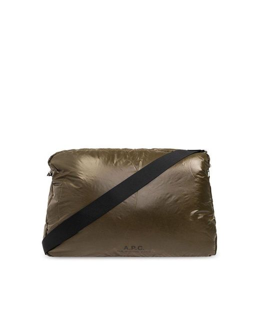 A.P.C. Brown Shoulder Bag, for men