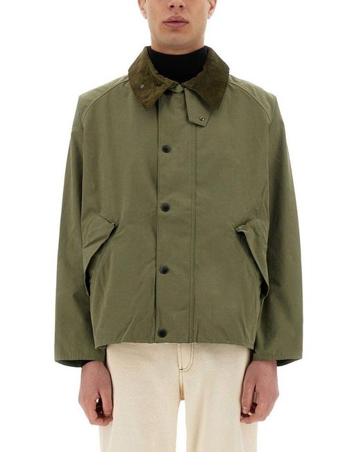 Barbour Green Transporter Oversized Casual Jacket for men