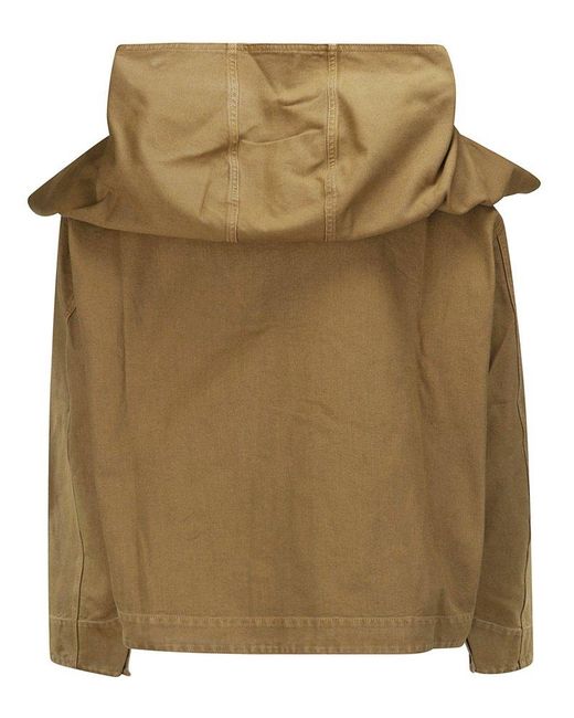 Y. Project Green Snap Off Panel Hood Cargo Jacket for men