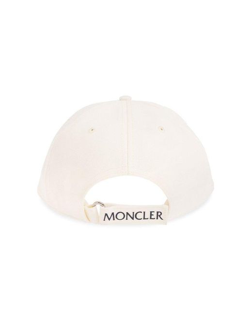 Moncler White Hats Beige for men