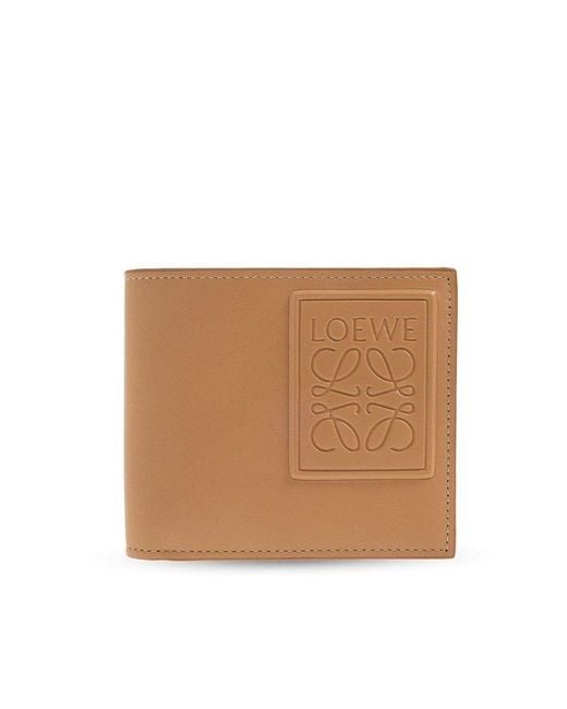 Loewe Brown Wallet With Logo, for men