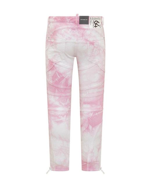 DSquared² Pink Super Twinky Jeans for men