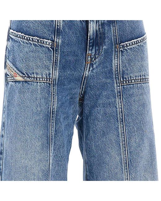 DIESEL Blue Bootcut And Flare Jeans D-Akii 09H95T Jeans