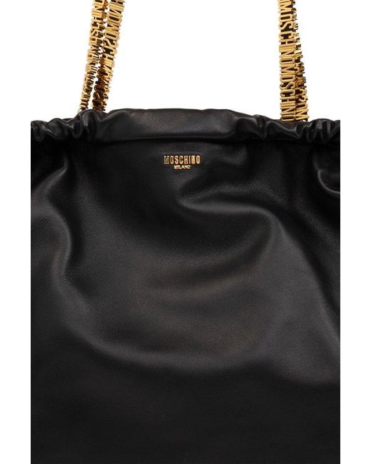 Moschino Black Shopper Bag,