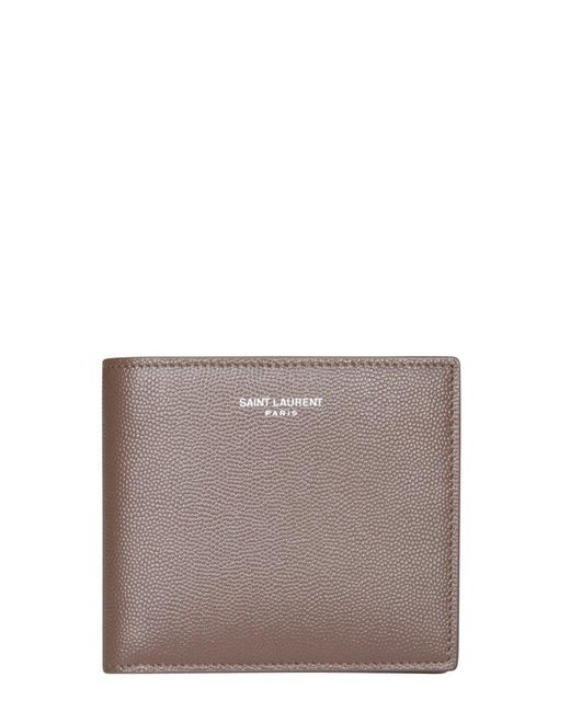 Saint Laurent Men's Monogram East/West Bifold Wallet