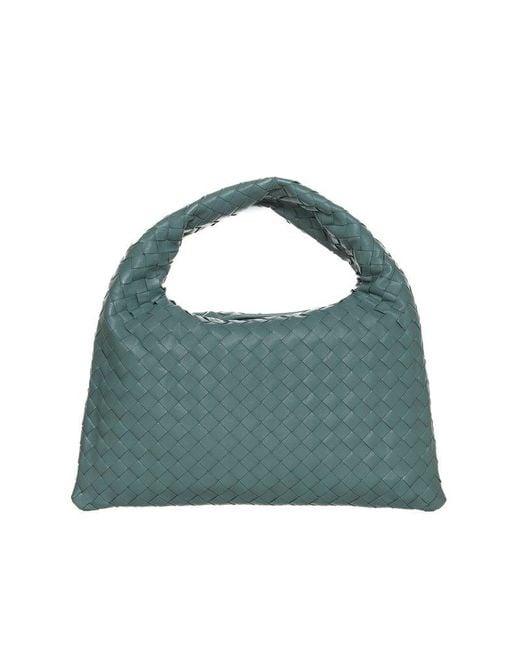 Bottega Veneta Green Hop Small Shoulder Bag