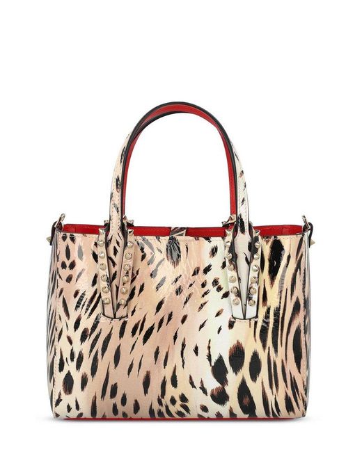 Christian Louboutin Cabata Gigi Soft Small Naplak in Leopard | In-Store Only main image 1