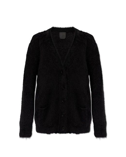 Givenchy Black Wool Cardigan,