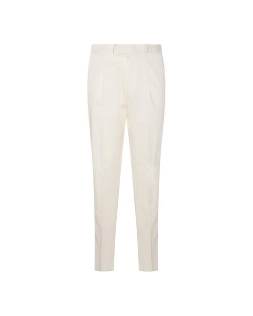 Zegna Trousers White for men