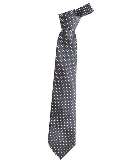 Tom Ford Blue Polka Dot Patterned Tie for men