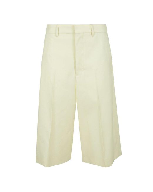 AMI Natural Paris Tailored Knee-Length Shorts