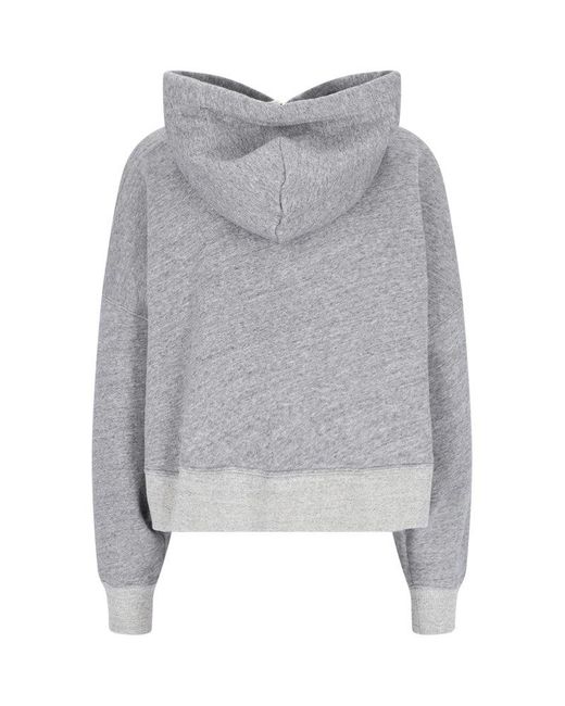 Polo Ralph Lauren Gray Cropped Hoodie