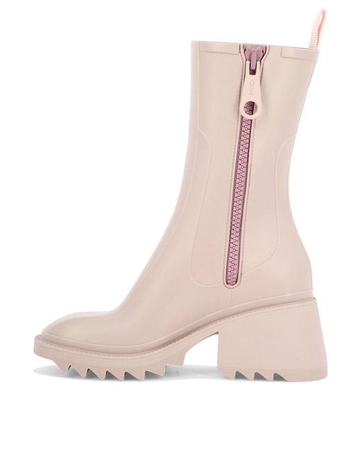 Chloé Pink "betty" Rainboots
