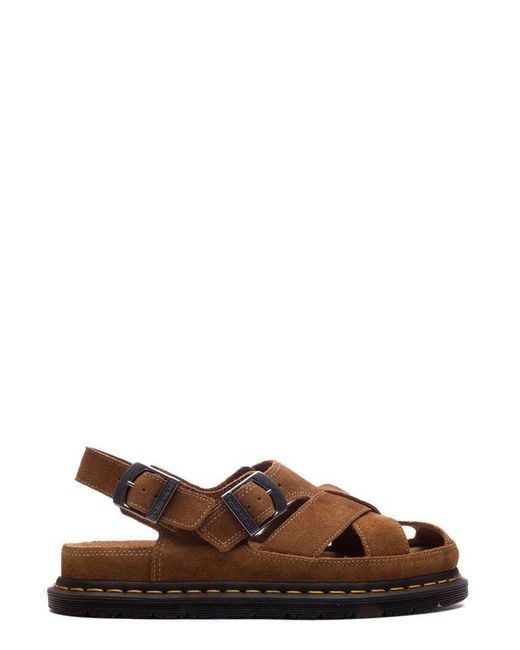 Dr. Martens Brown Archive Plush Fisherman Sandals
