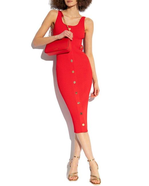 MICHAEL Michael Kors Red Sleeveless Dress