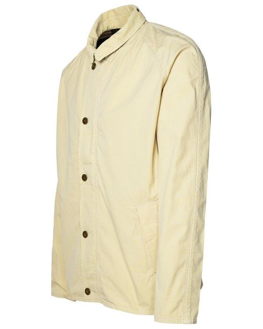 Barbour Natural 'Tracker' Ivory Cotton Jacket for men