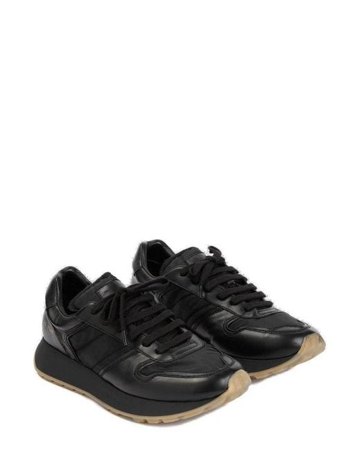 Common Projects Black Track 80 Round Toe Sneakers for men