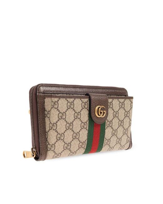 Gucci Gray 'ophidia' Wallet for men
