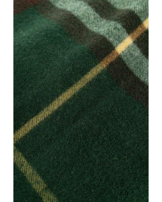 Burberry Green Cashmere Tube Scarf, for men