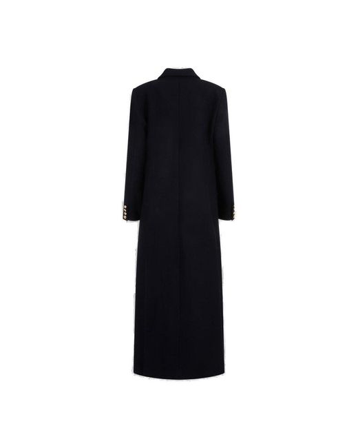 Bally Black Virgin Wool Long Coat
