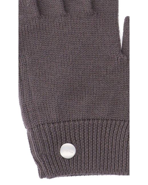 Rick Owens Wool Chunky-ribbed Knit Sleeves in White for Men Mens Accessories Gloves 