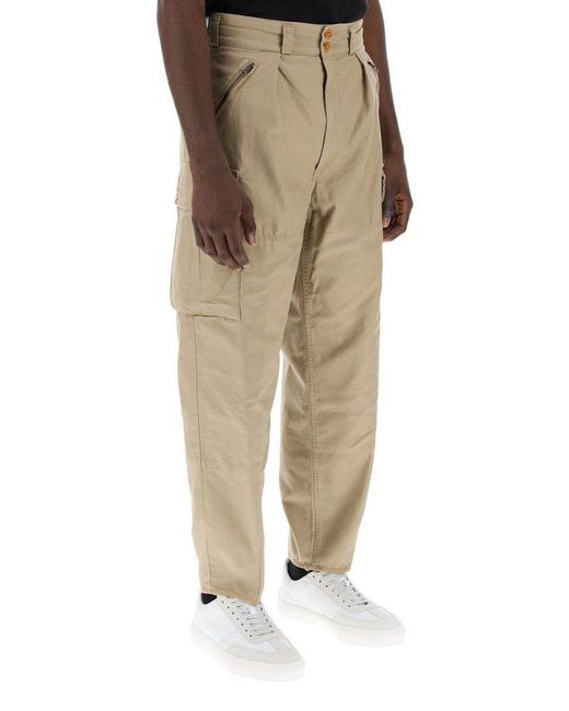 Polo Ralph Lauren Natural Cotton Cargo Pants for men