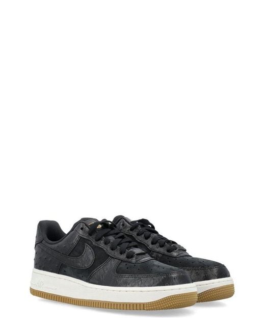 Nike Black Air Force 1 '07 Lx Panelled Lace-up Sneakers