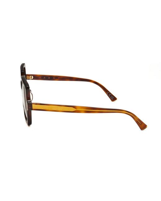 Marni Black Square Frame Glasses