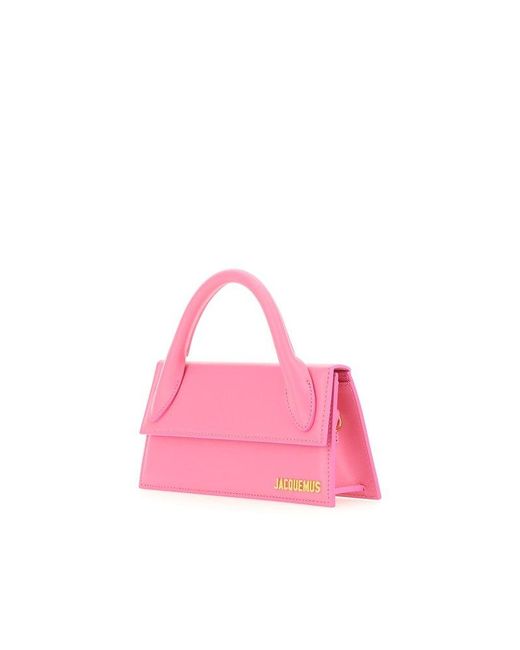 Jacquemus Pink Le Chiquito Long Handbag