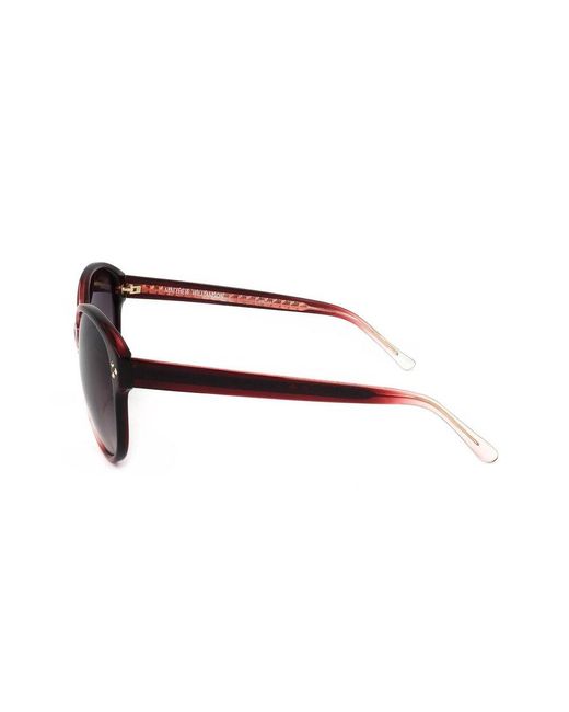 Linda Farrow Black X Matthew Williamson Butterfly Frame Sunglasses