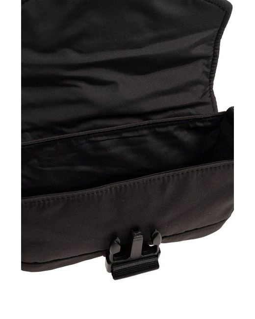 Ganni Black Shoulder Bag With Logo,