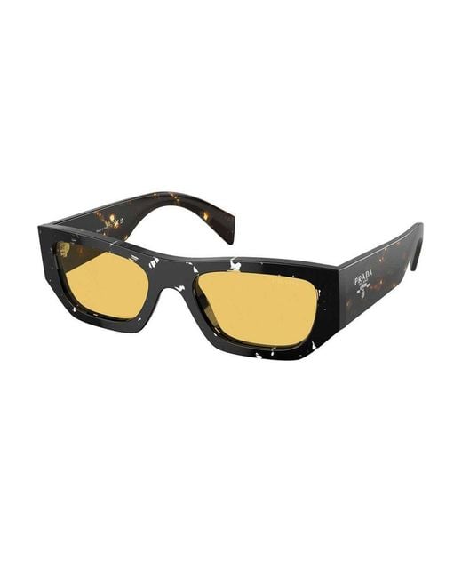 Prada Yellow Pra01S Symbole Sunglasses