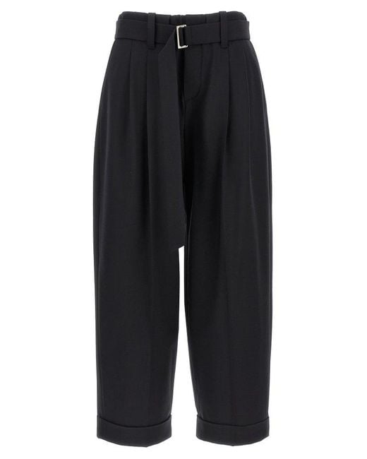 Brunello Cucinelli Blue Belted Pants