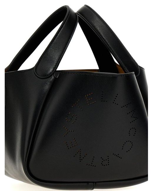 Stella McCartney Black Logo Hand Bags