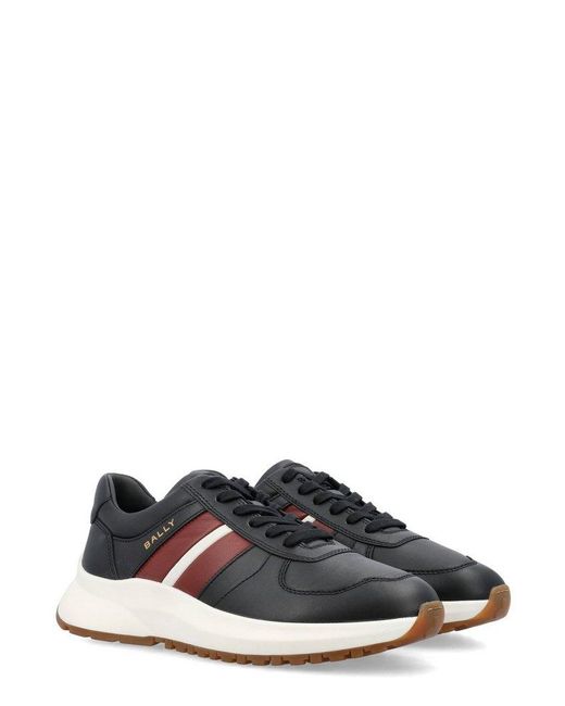 Bally Black Outline Low-top Sneakers for men