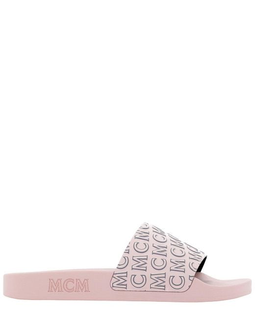 Mcm pink online sandals