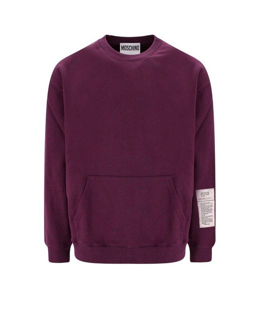 Moschino Purple Sweatshirt for men
