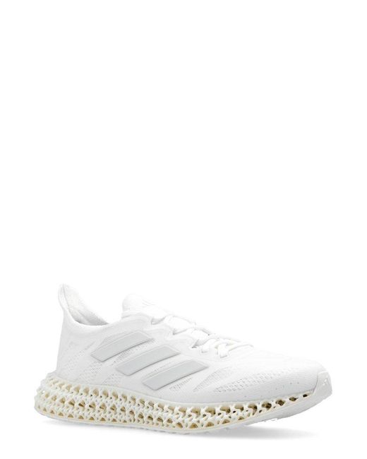 Adidas White 4 Dfwd 3 Running Sneakers for men