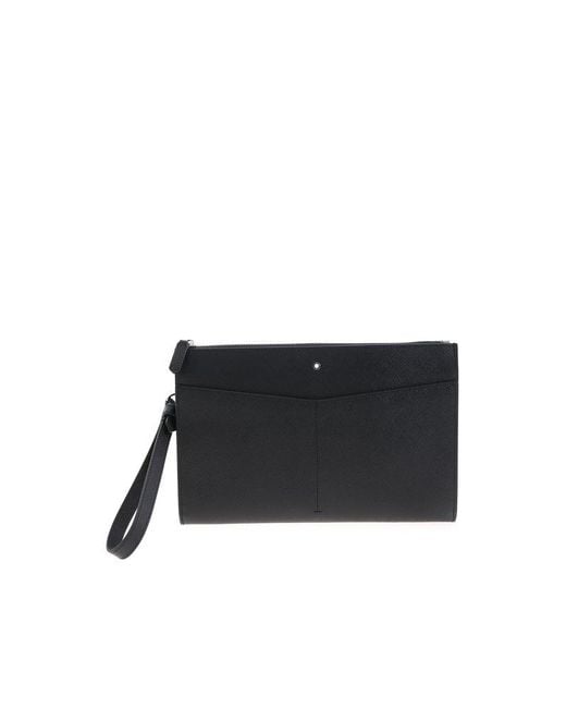 Montblanc Black Sartorial Clutch Bag for men