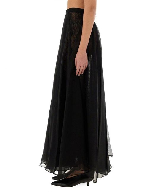 Nina Ricci Black Voluminous Maxi Skirt